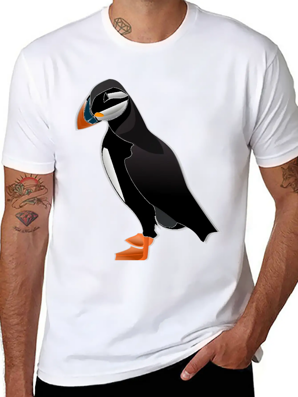 Puffin Relaxed Everyday Tee – Lightweight And Durable Cotton