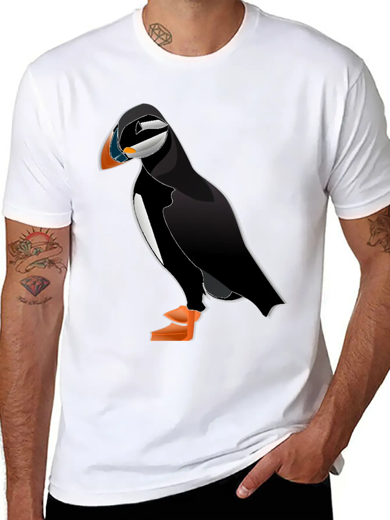 Puffin Relaxed Everyday Tee – Lightweight And Durable Cotton
