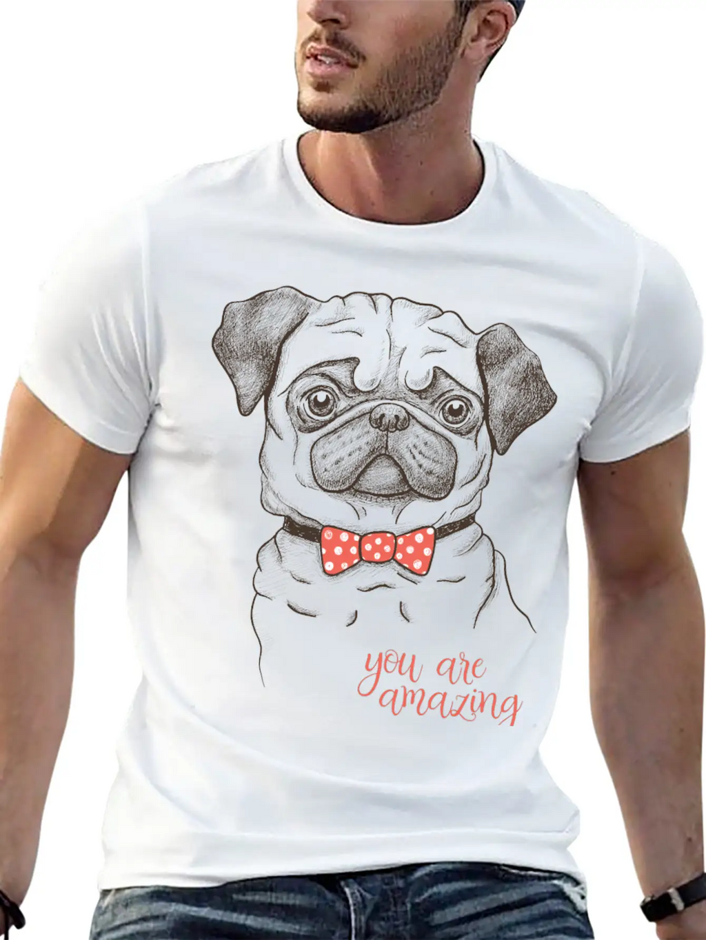 Pug Classic Cotton Tee – Unisex Comfort For Any Season