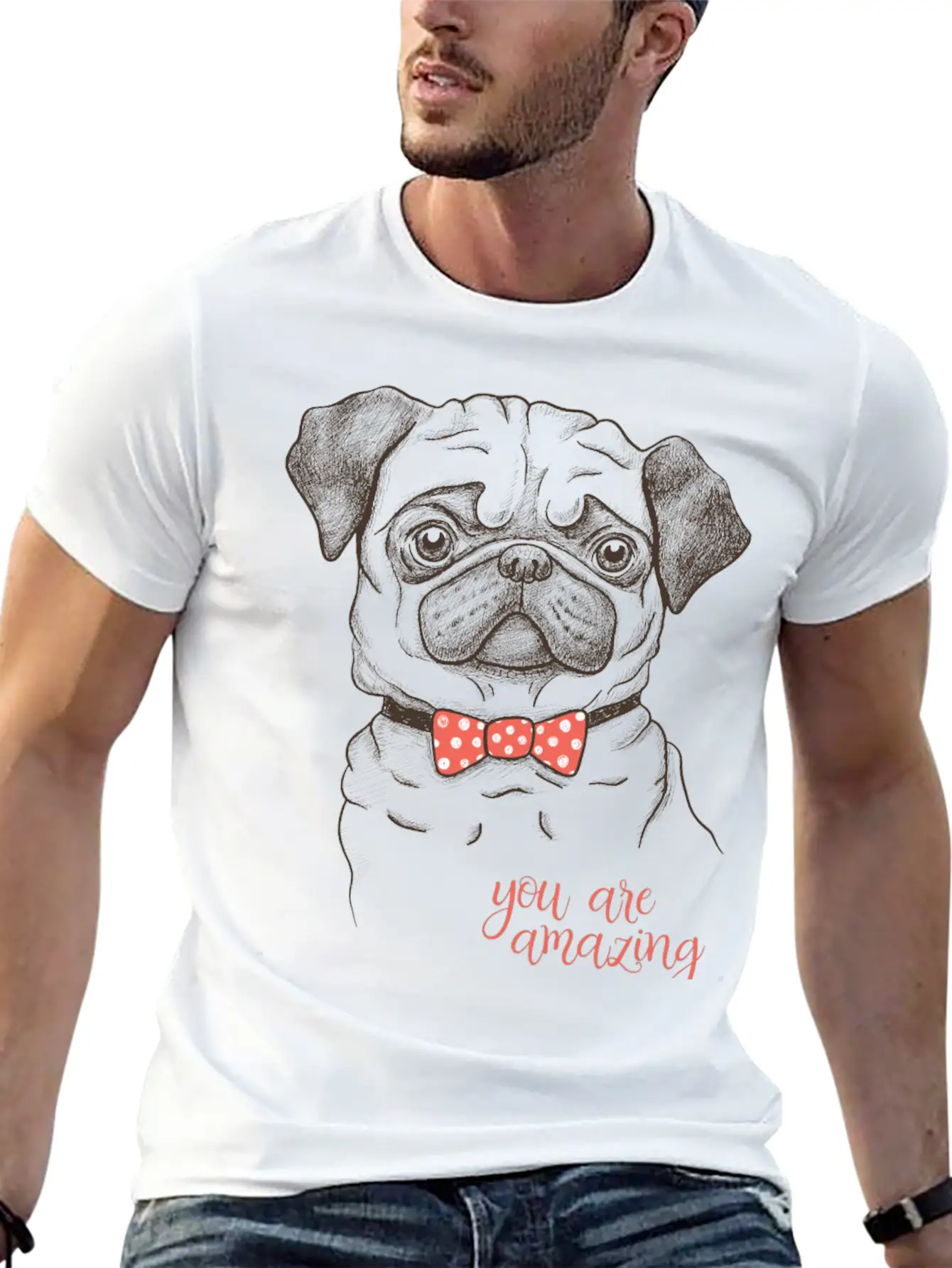 Pug Classic Cotton Tee – Unisex Comfort For Any Season
