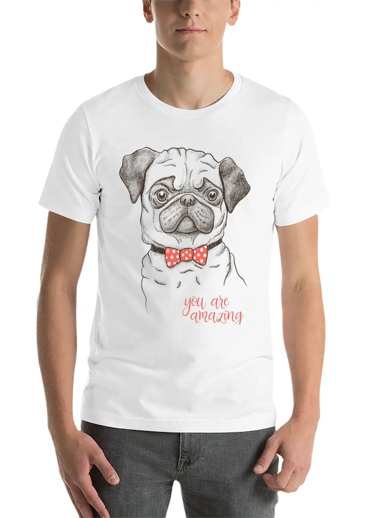 Pug Classic Cotton Tee – Unisex Comfort For Any Season
