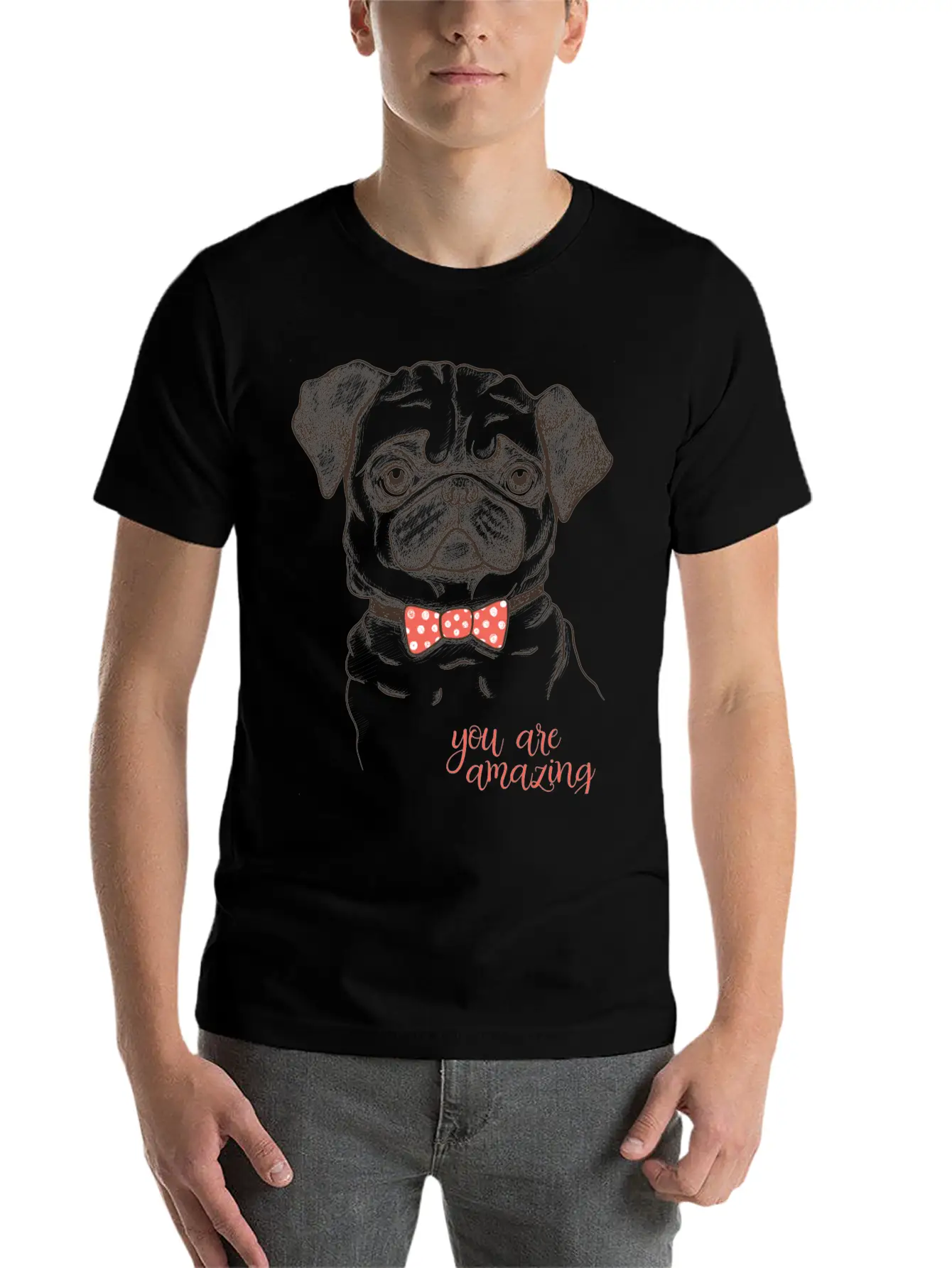 Pug Classic Cotton Tee – Unisex Comfort For Any Season