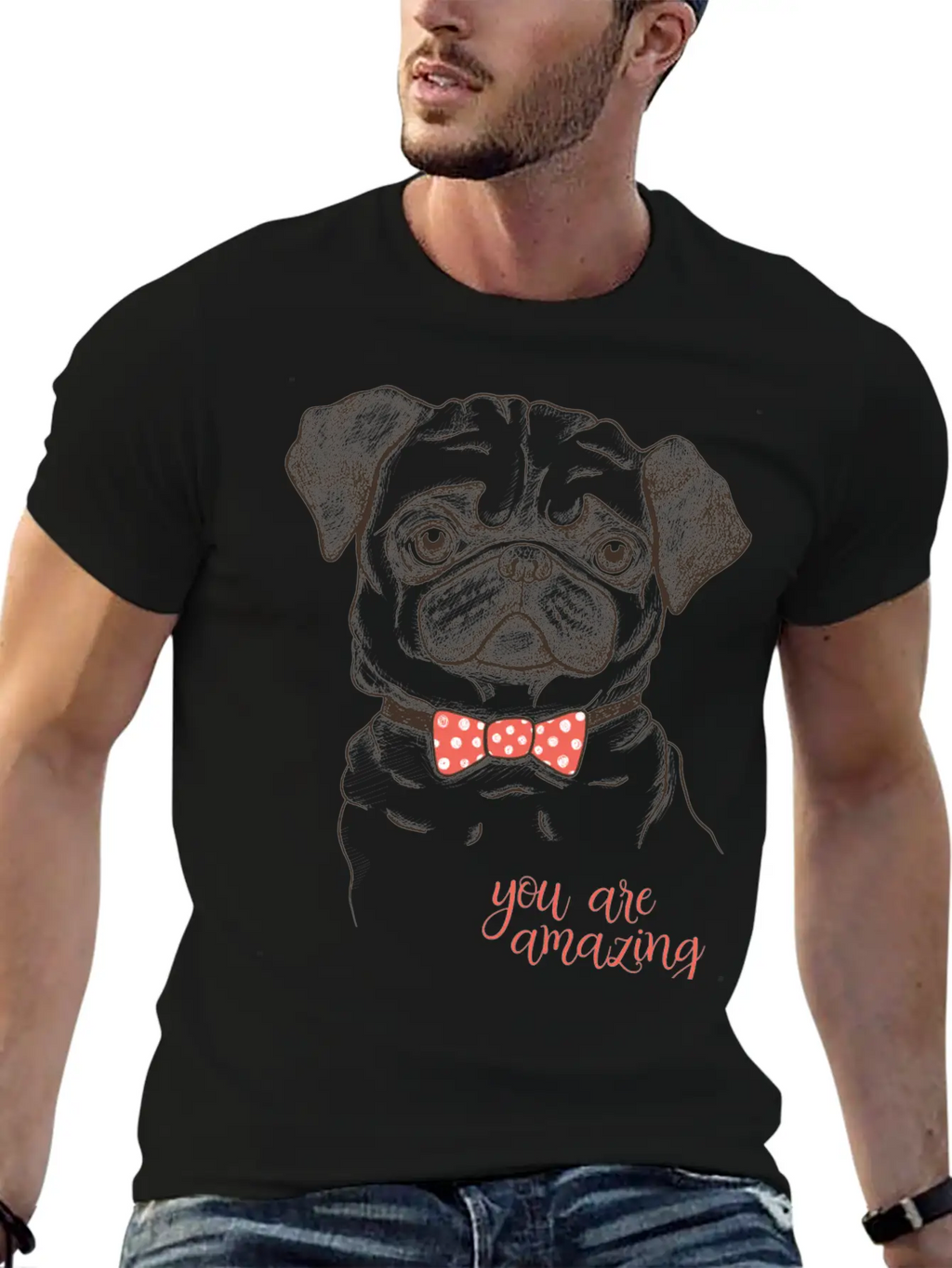 Pug Classic Cotton Tee – Unisex Comfort For Any Season
