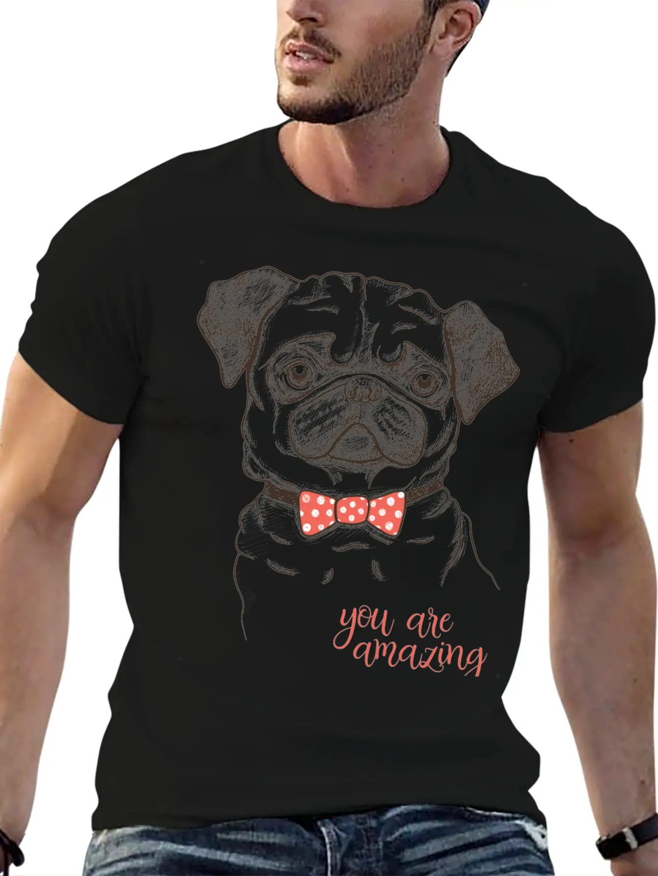 Pug Classic Cotton Tee – Unisex Comfort For Any Season