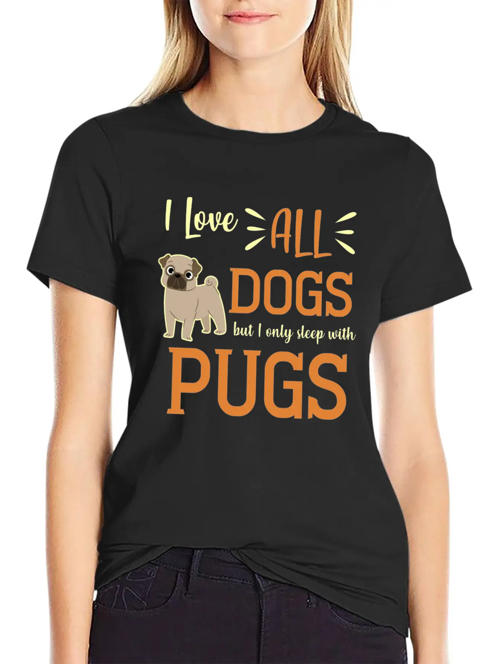 Pug Dog Pet Stuffed Animal Bark Pug Life Basic Graphic T-Shirt – Daily Comfort In Soft Cotton