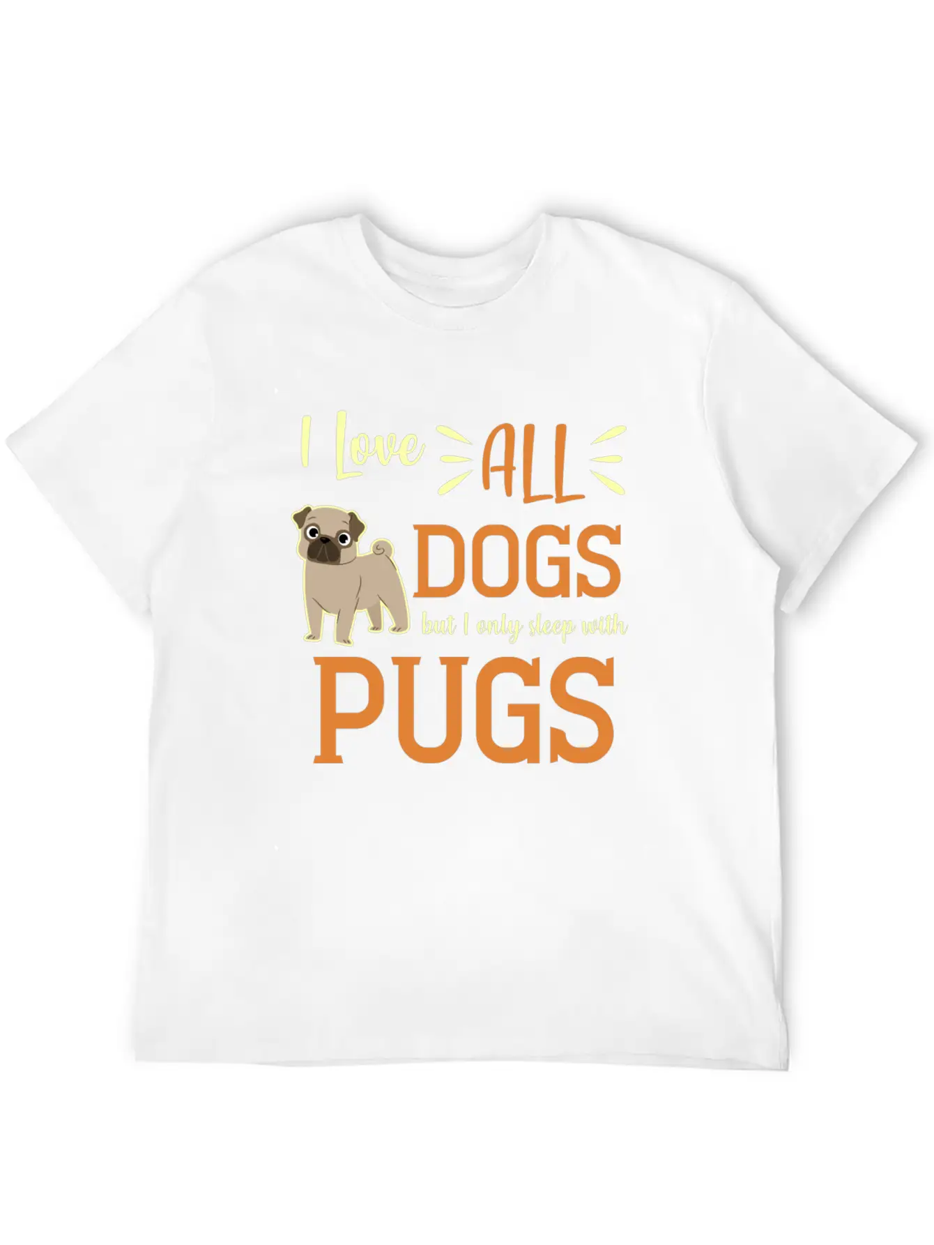 Pug Dog Pet Stuffed Animal Bark Pug Life Basic Graphic T-Shirt – Daily Comfort In Soft Cotton