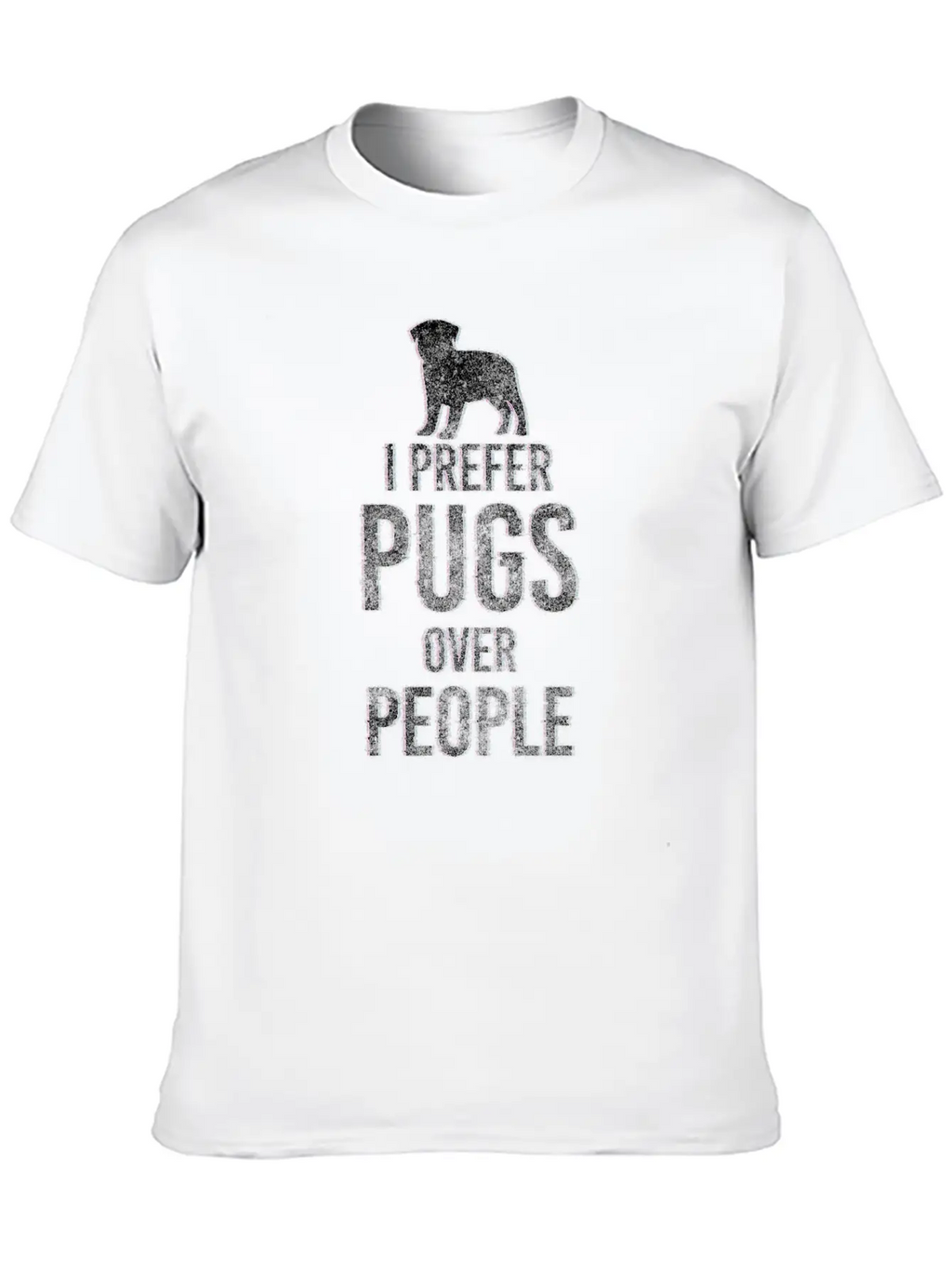 Pug Dogs Dog Dad Timeless Short Sleeve Tee – Comfy And Minimalist Design