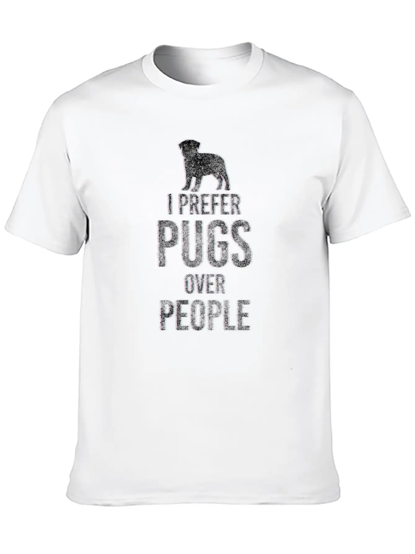 Pug Dogs Dog Dad Timeless Short Sleeve Tee – Comfy And Minimalist Design
