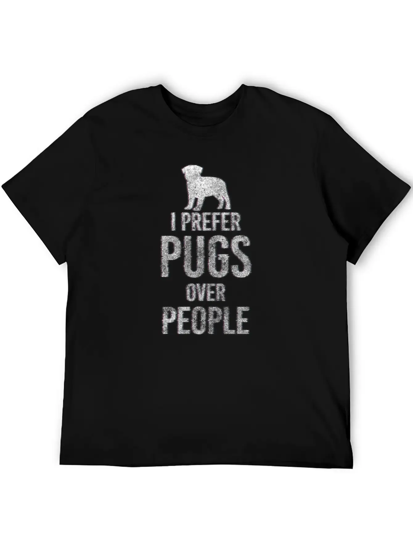 Pug Dogs Dog Dad Timeless Short Sleeve Tee – Comfy And Minimalist Design