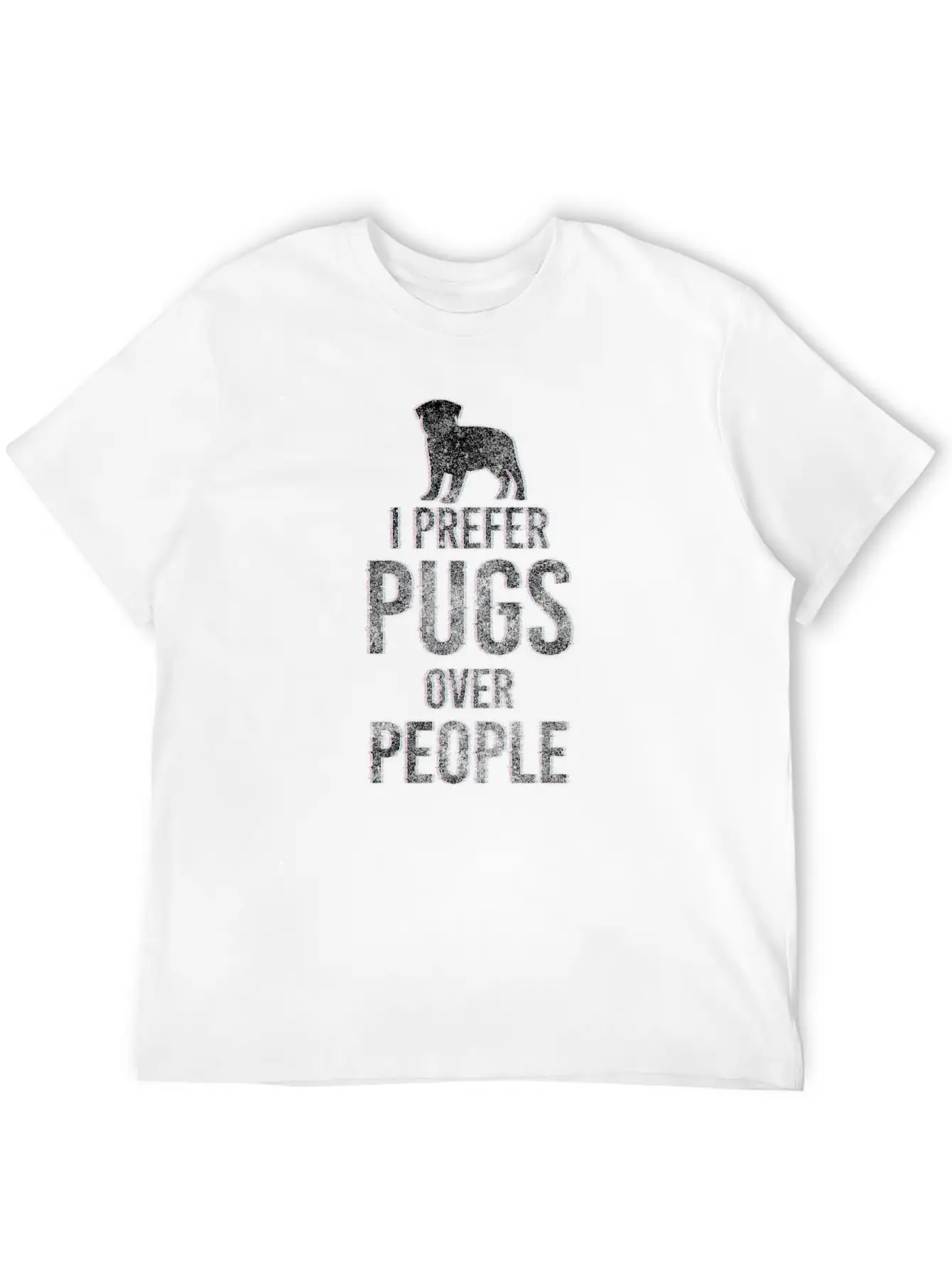 Pug Dogs Dog Dad Timeless Short Sleeve Tee – Comfy And Minimalist Design