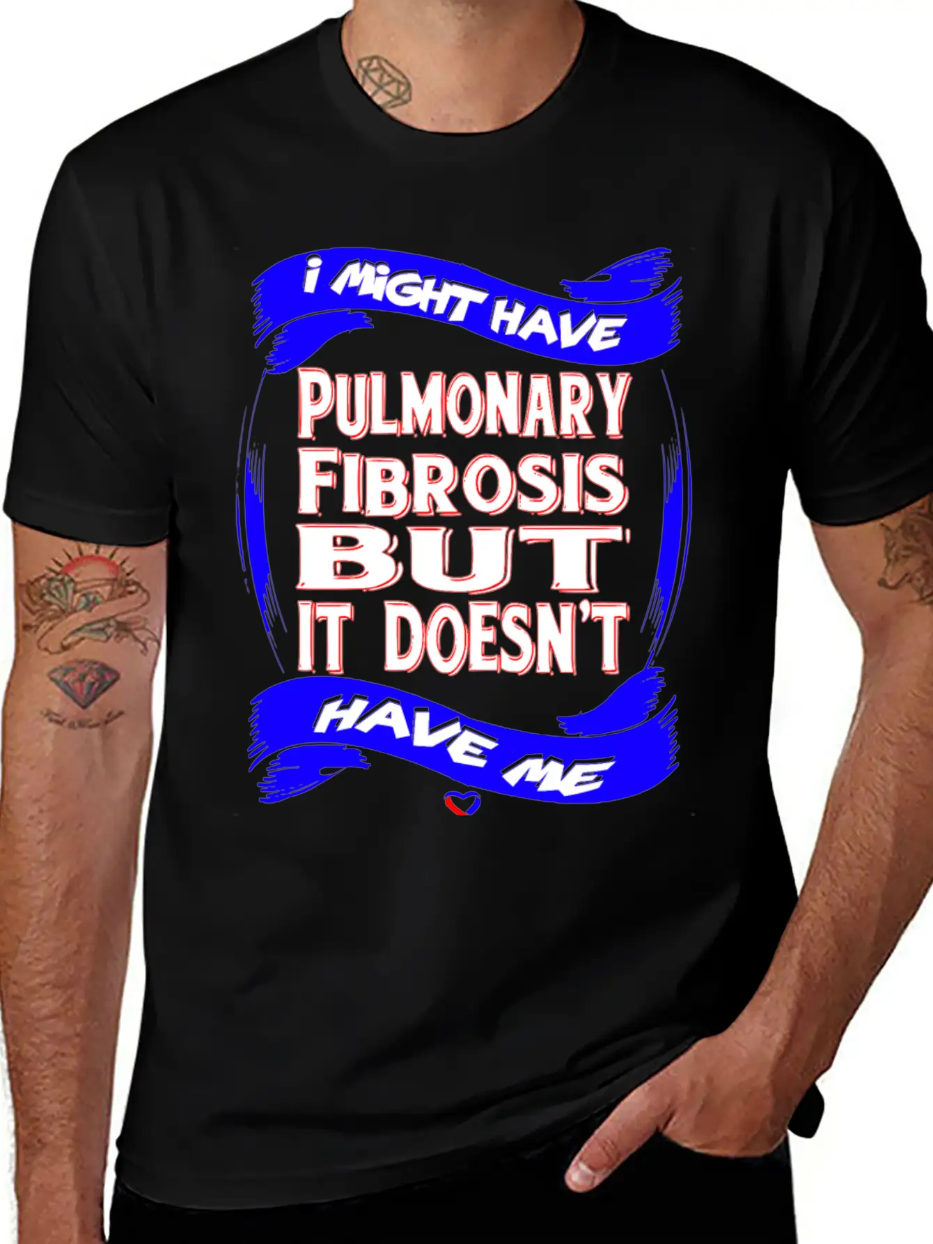 Pulmonary Fibrosis Awareness Stylish Everyday T-Shirt – Unisex Basic Cotton Tee