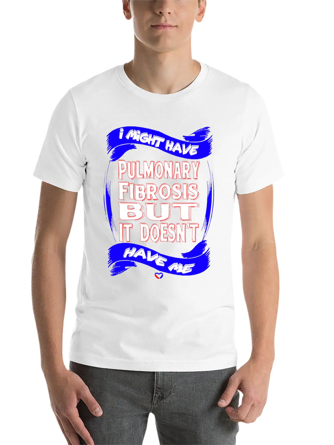 Pulmonary Fibrosis Awareness Stylish Everyday T-Shirt – Unisex Basic Cotton Tee