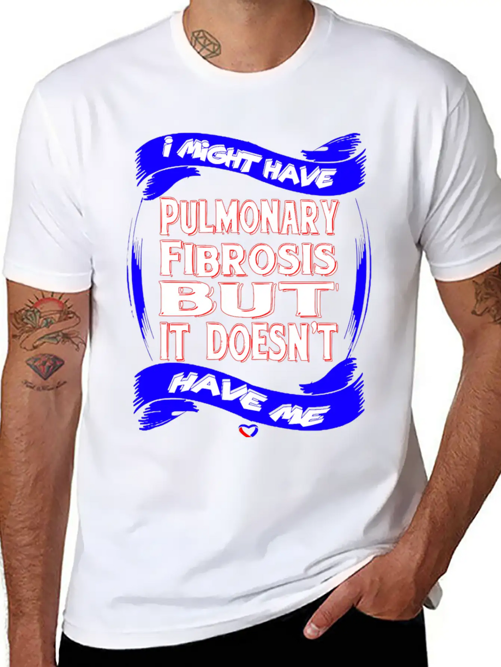 Pulmonary Fibrosis Awareness Stylish Everyday T-Shirt – Unisex Basic Cotton Tee