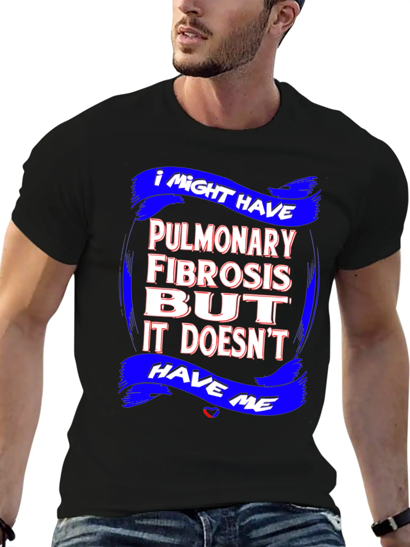 Pulmonary Fibrosis Awareness Stylish Everyday T-Shirt – Unisex Basic Cotton Tee