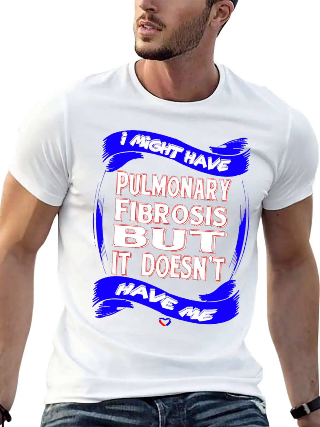 Pulmonary Fibrosis Awareness Stylish Everyday T-Shirt – Unisex Basic Cotton Tee