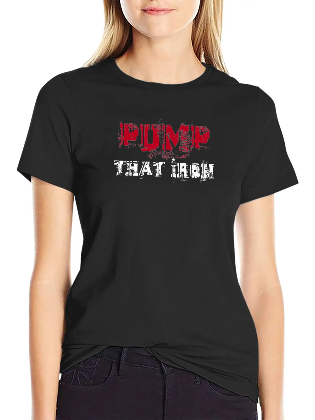 PUMP THAT IRON Breathable Graphic T-Shirt – Perfect For Casual Days