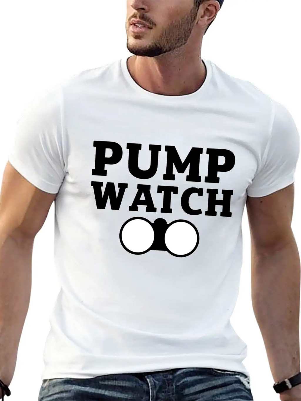 Pump Watch Gym Fitness Motivation Gift Breathable Soft Cotton T-Shirt – Timeless Casual Look
