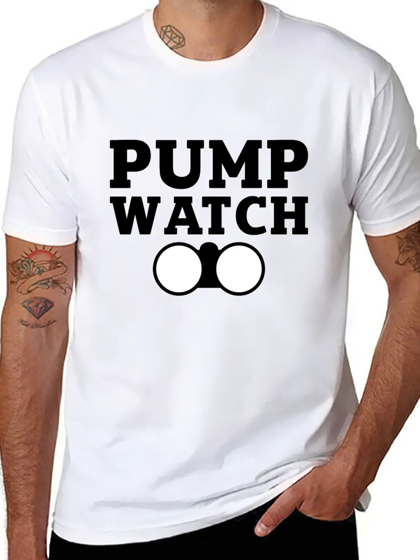Pump Watch Gym Fitness Motivation Gift Breathable Soft Cotton T-Shirt – Timeless Casual Look