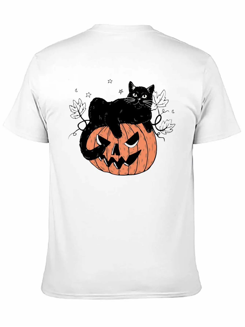 Pumpkin Cat Modern Fit Casual T-Shirt – Clean And Versatile Design