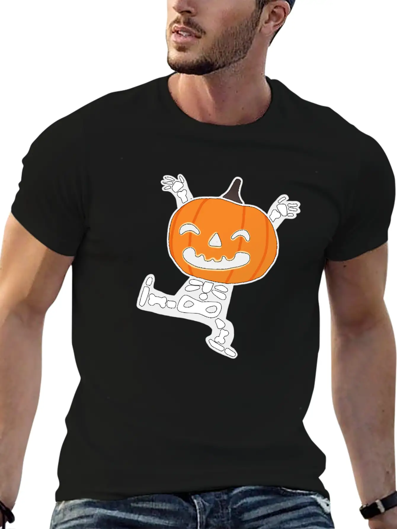 Pumpkin Classic Cotton Tee – Unisex Comfort For Any Season