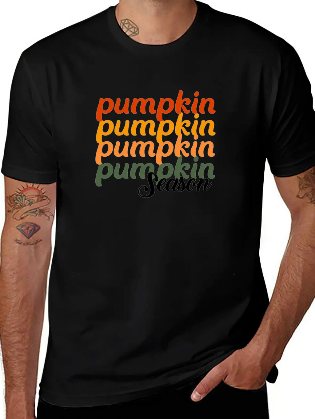 Pumpkin Season Unisex Casual T-Shirt – Clean Design For Daily Comfort