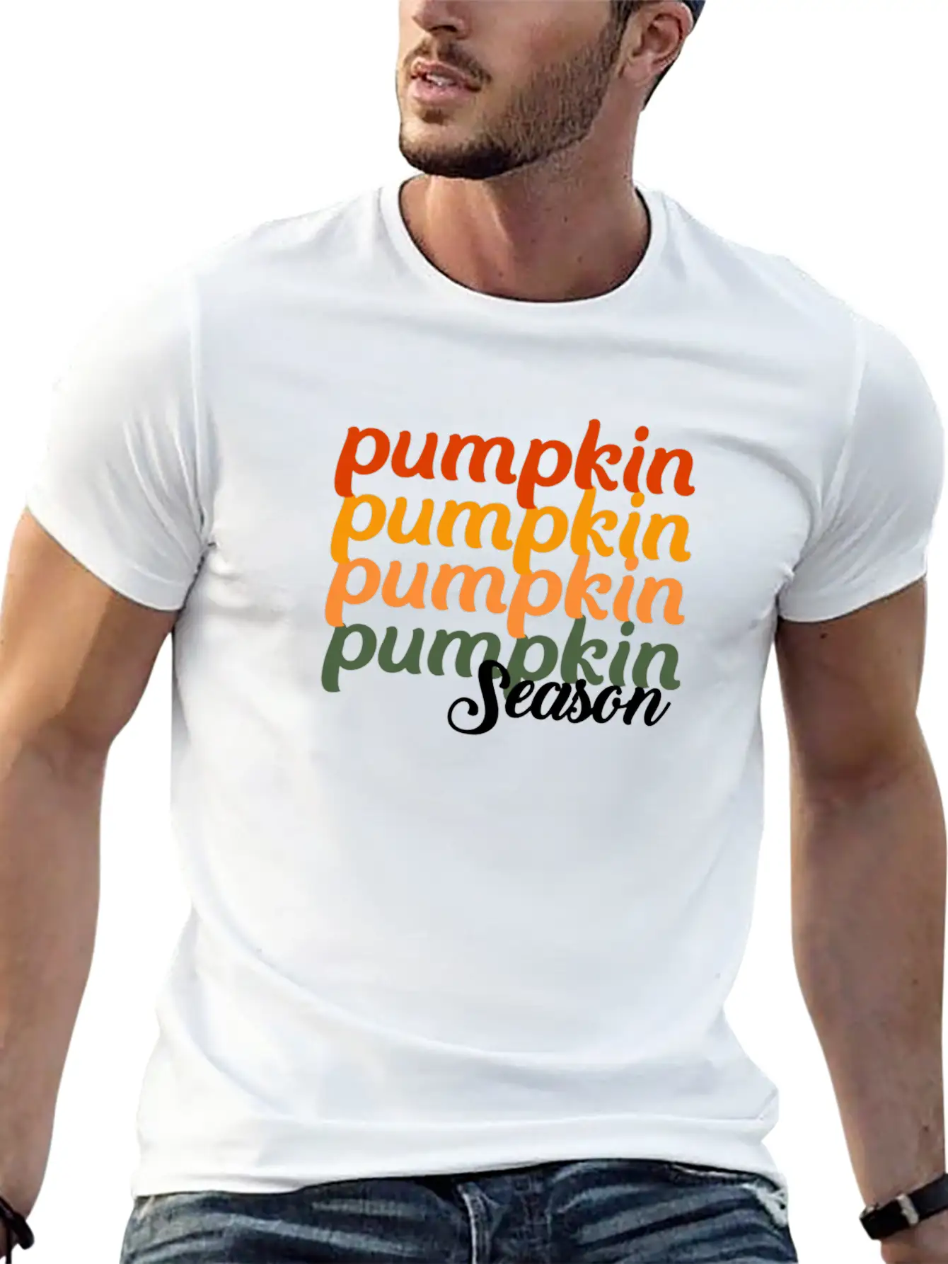 Pumpkin Season Unisex Casual T-Shirt – Clean Design For Daily Comfort