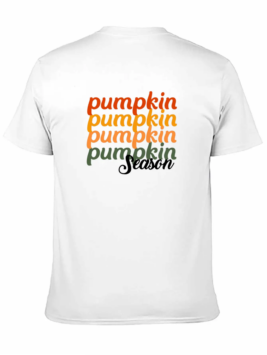 Pumpkin Season Unisex Casual T-Shirt – Clean Design For Daily Comfort