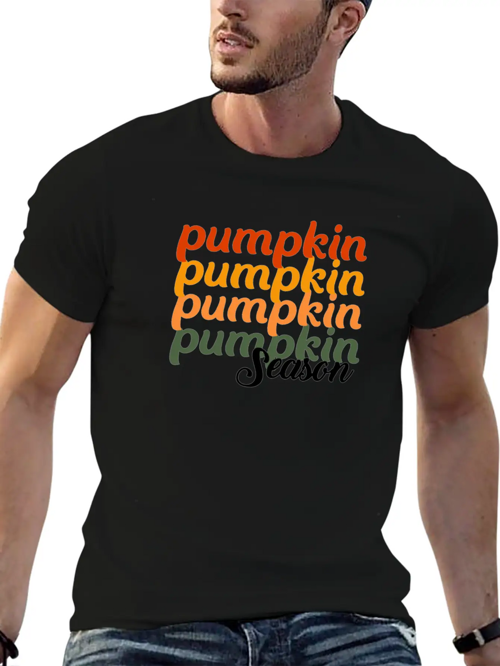 Pumpkin Season Unisex Casual T-Shirt – Clean Design For Daily Comfort