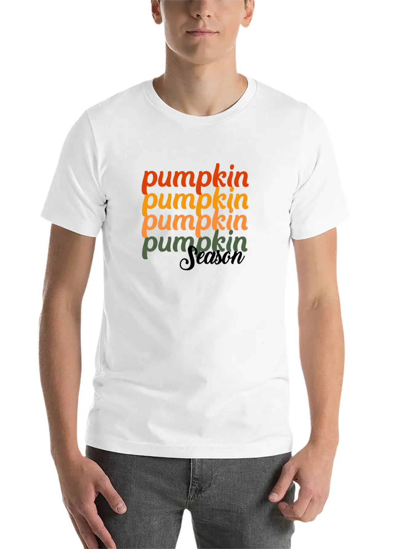 Pumpkin Season Unisex Casual T-Shirt – Clean Design For Daily Comfort