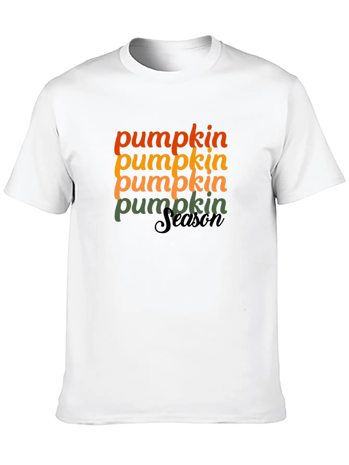 Pumpkin Season Unisex Casual T-Shirt – Clean Design For Daily Comfort