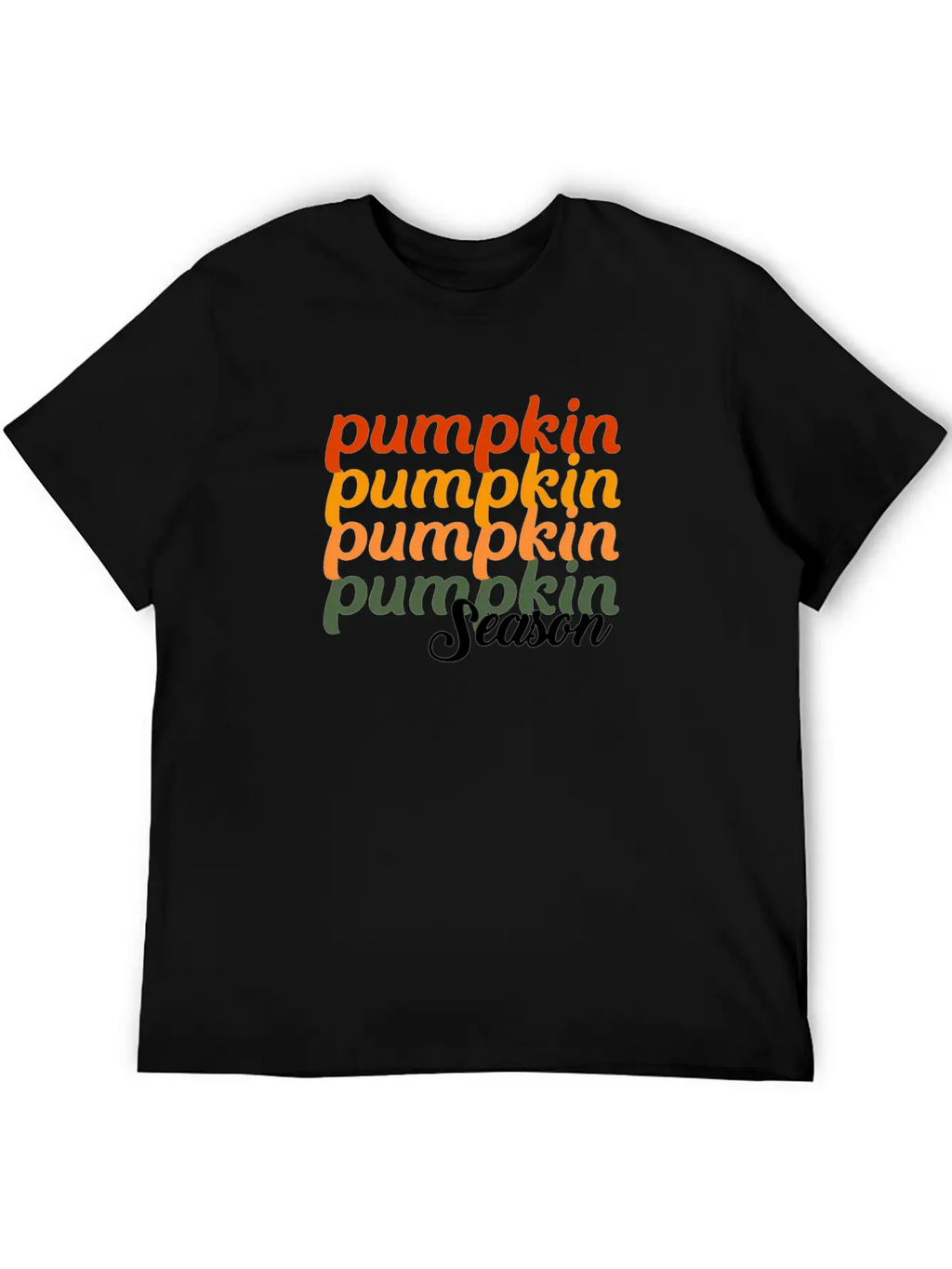 Pumpkin Season Unisex Casual T-Shirt – Clean Design For Daily Comfort