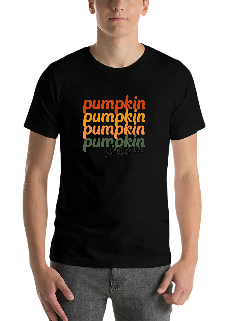Pumpkin Season Unisex Casual T-Shirt – Clean Design For Daily Comfort