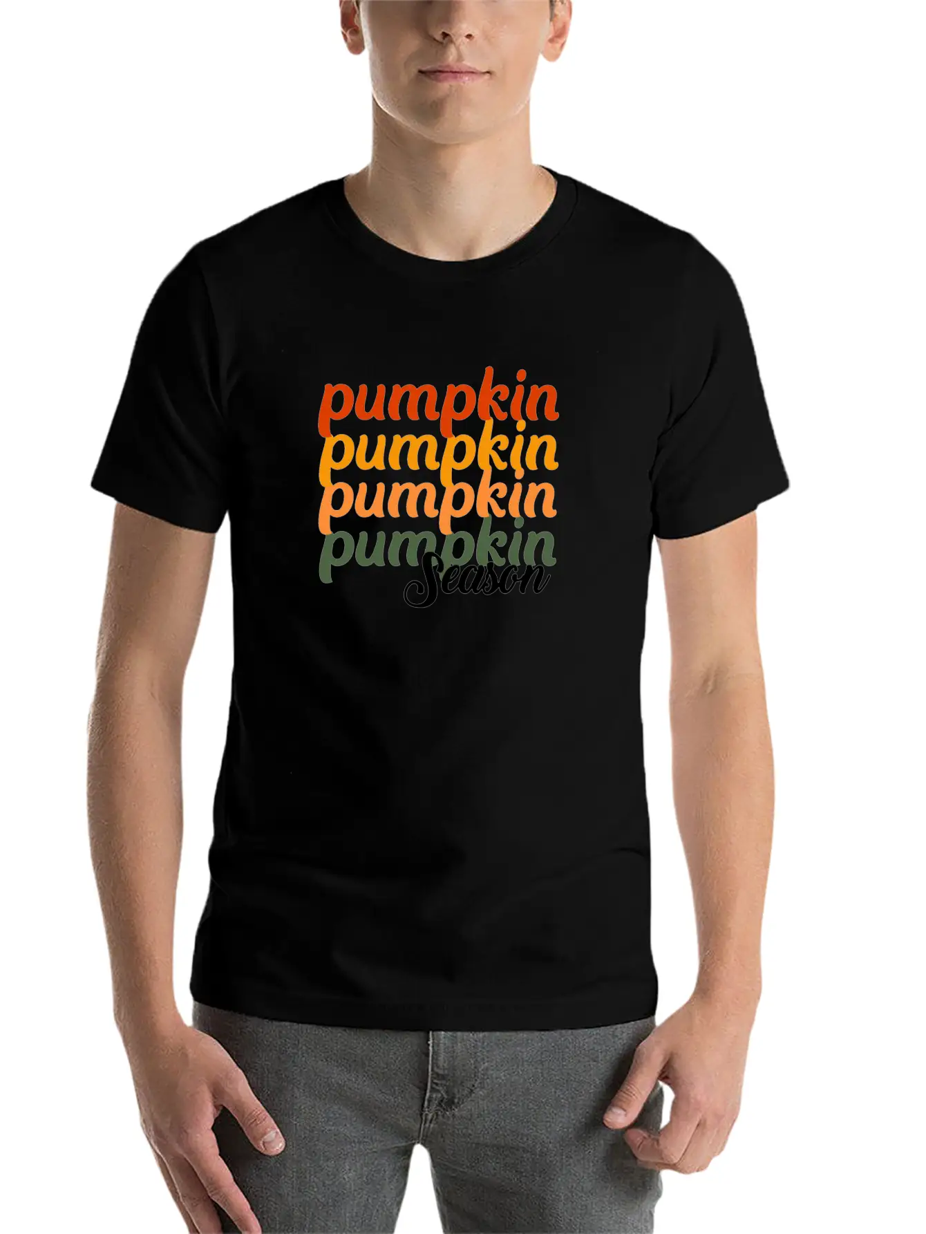 Pumpkin Season Unisex Casual T-Shirt – Clean Design For Daily Comfort