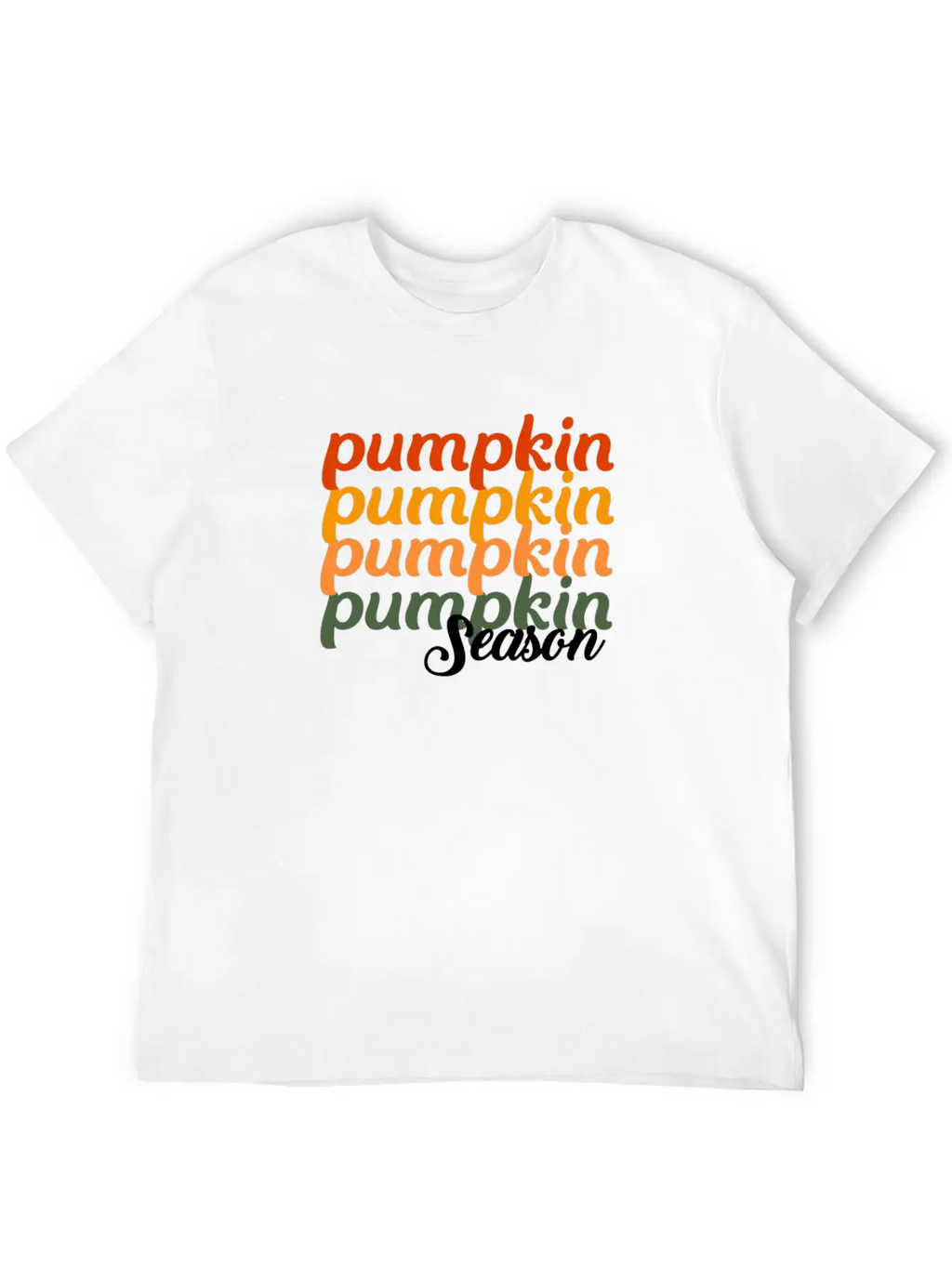 Pumpkin Season Unisex Casual T-Shirt – Clean Design For Daily Comfort