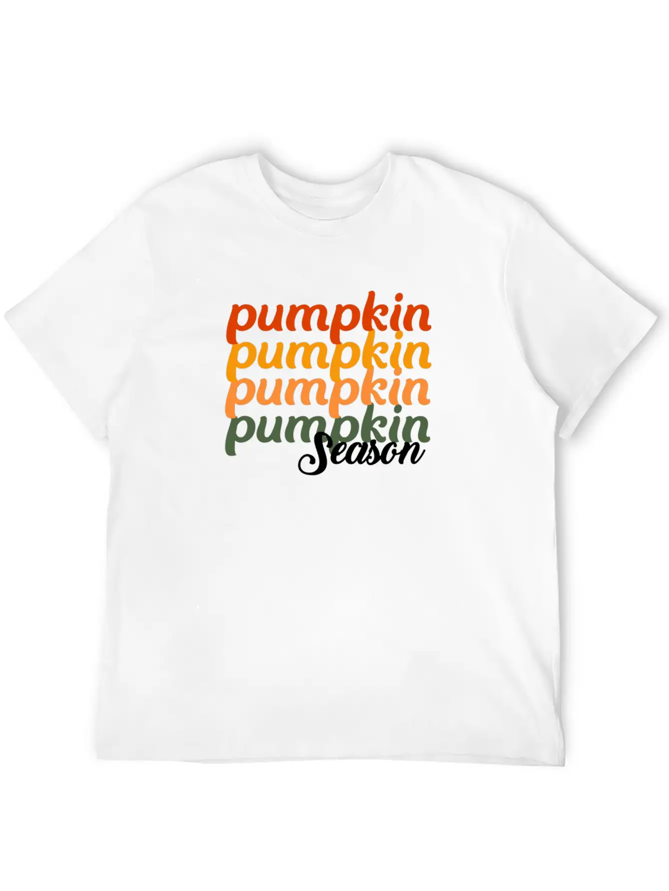 Pumpkin Season Unisex Casual T-Shirt – Clean Design For Daily Comfort