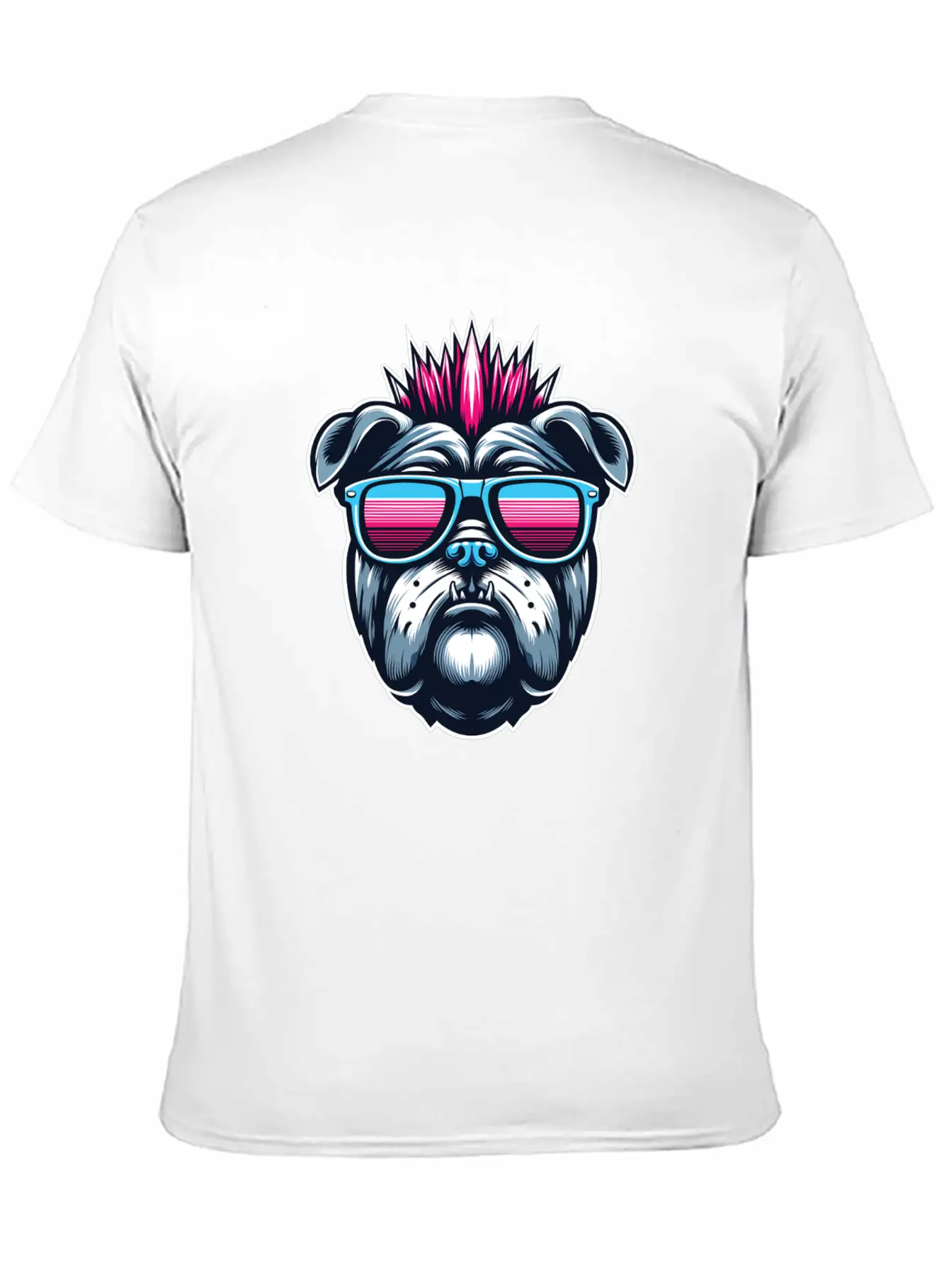 Punk Bulldog 1 Unisex Casual T-Shirt – Clean Design For Daily Comfort