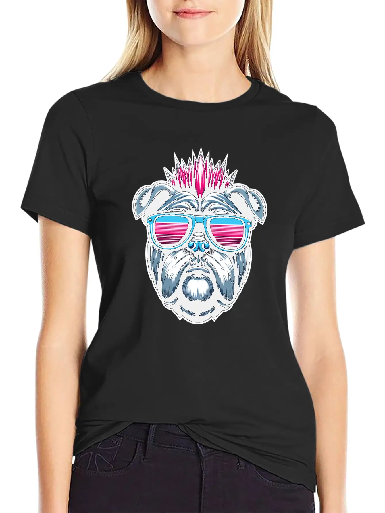 Punk Bulldog 1 Unisex Casual T-Shirt – Clean Design For Daily Comfort