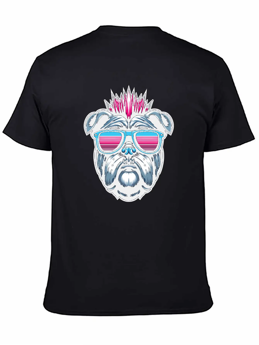 Punk Bulldog 1 Unisex Casual T-Shirt – Clean Design For Daily Comfort