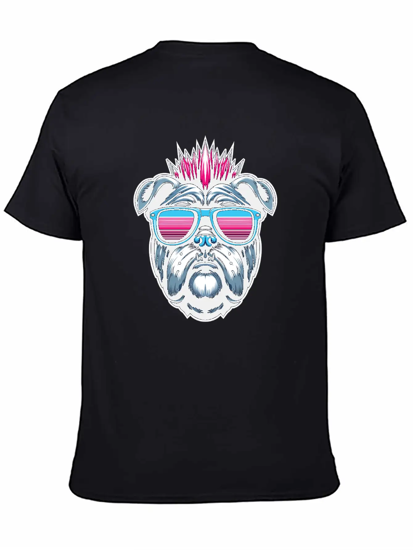 Punk Bulldog 1 Unisex Casual T-Shirt – Clean Design For Daily Comfort