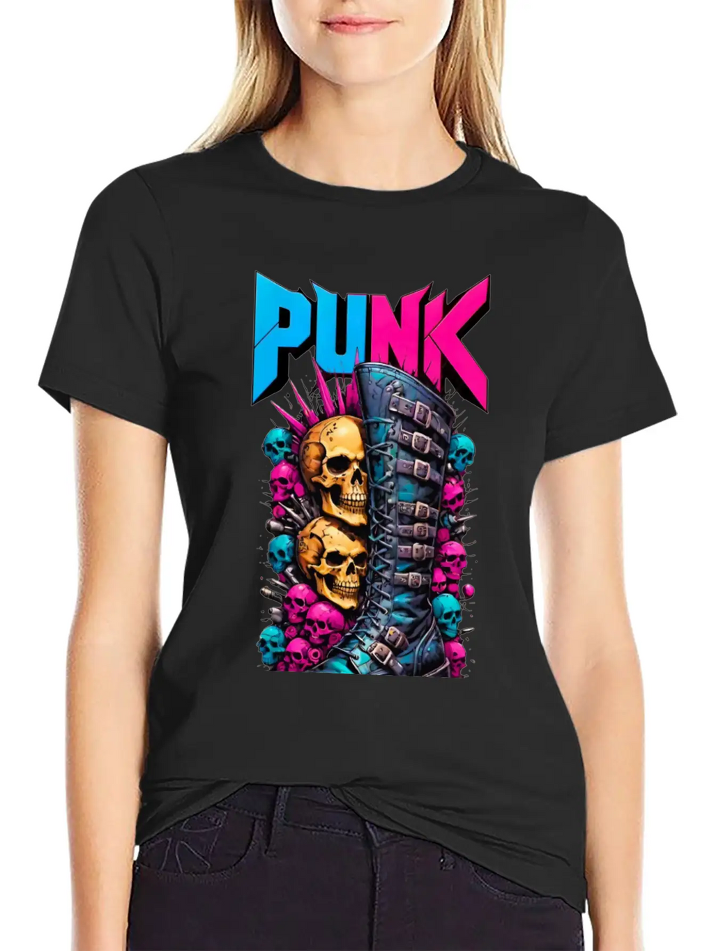 PUNK Modern Fit Casual T-Shirt – Clean And Versatile Design