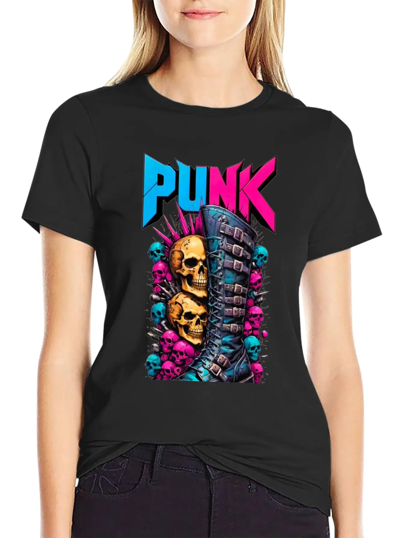 PUNK Modern Fit Casual T-Shirt – Clean And Versatile Design