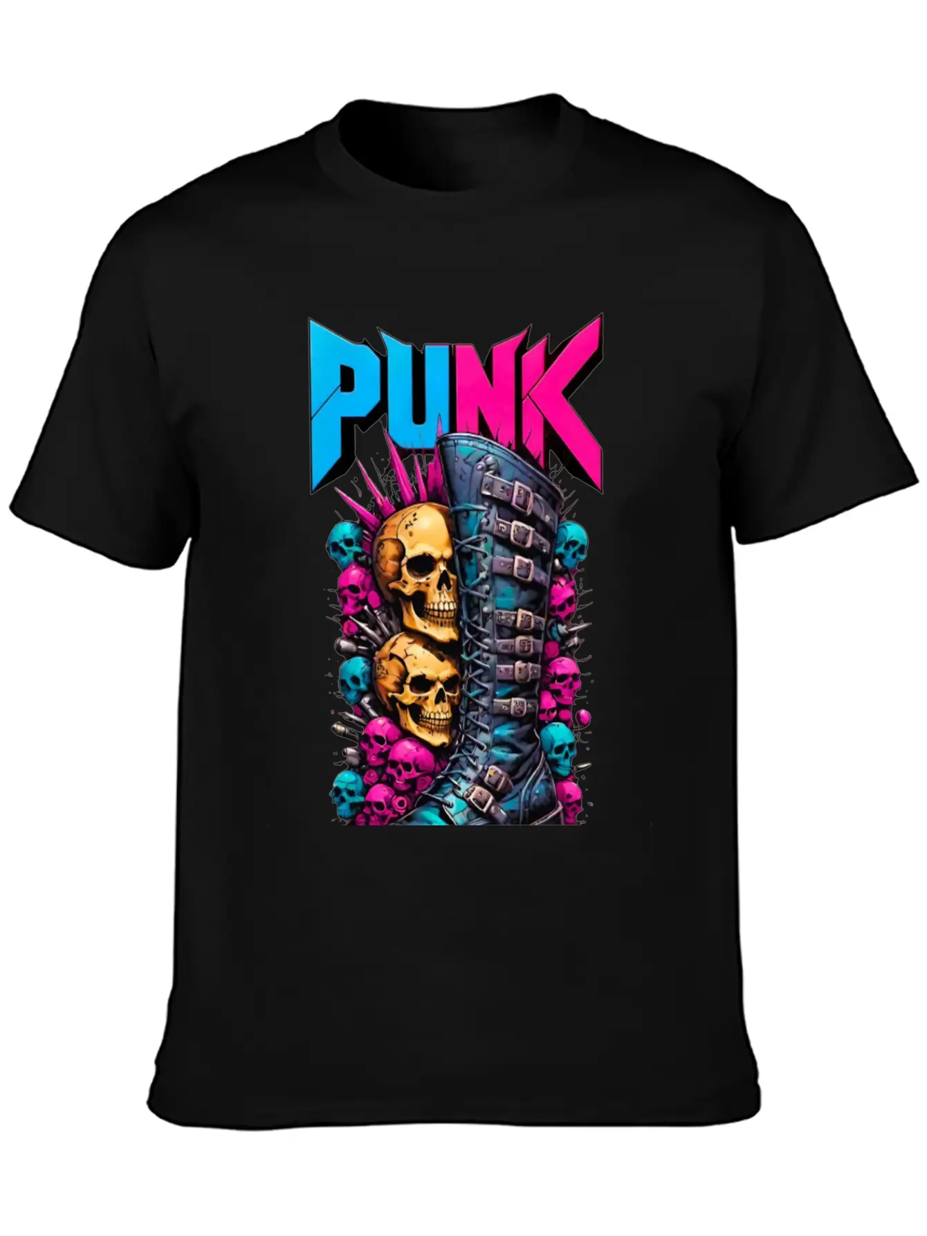 PUNK Modern Fit Casual T-Shirt – Clean And Versatile Design