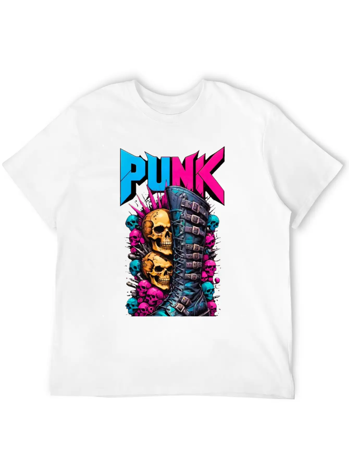 PUNK Modern Fit Casual T-Shirt – Clean And Versatile Design