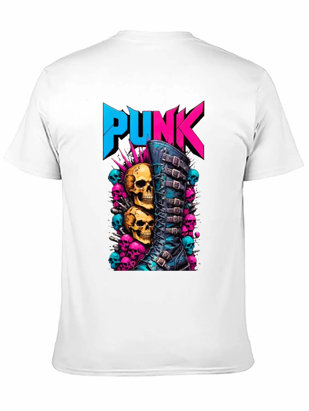 PUNK Modern Fit Casual T-Shirt – Clean And Versatile Design