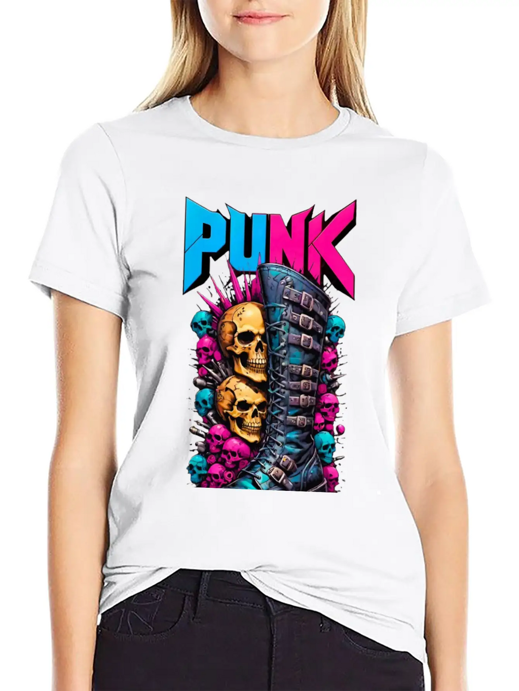 PUNK Modern Fit Casual T-Shirt – Clean And Versatile Design