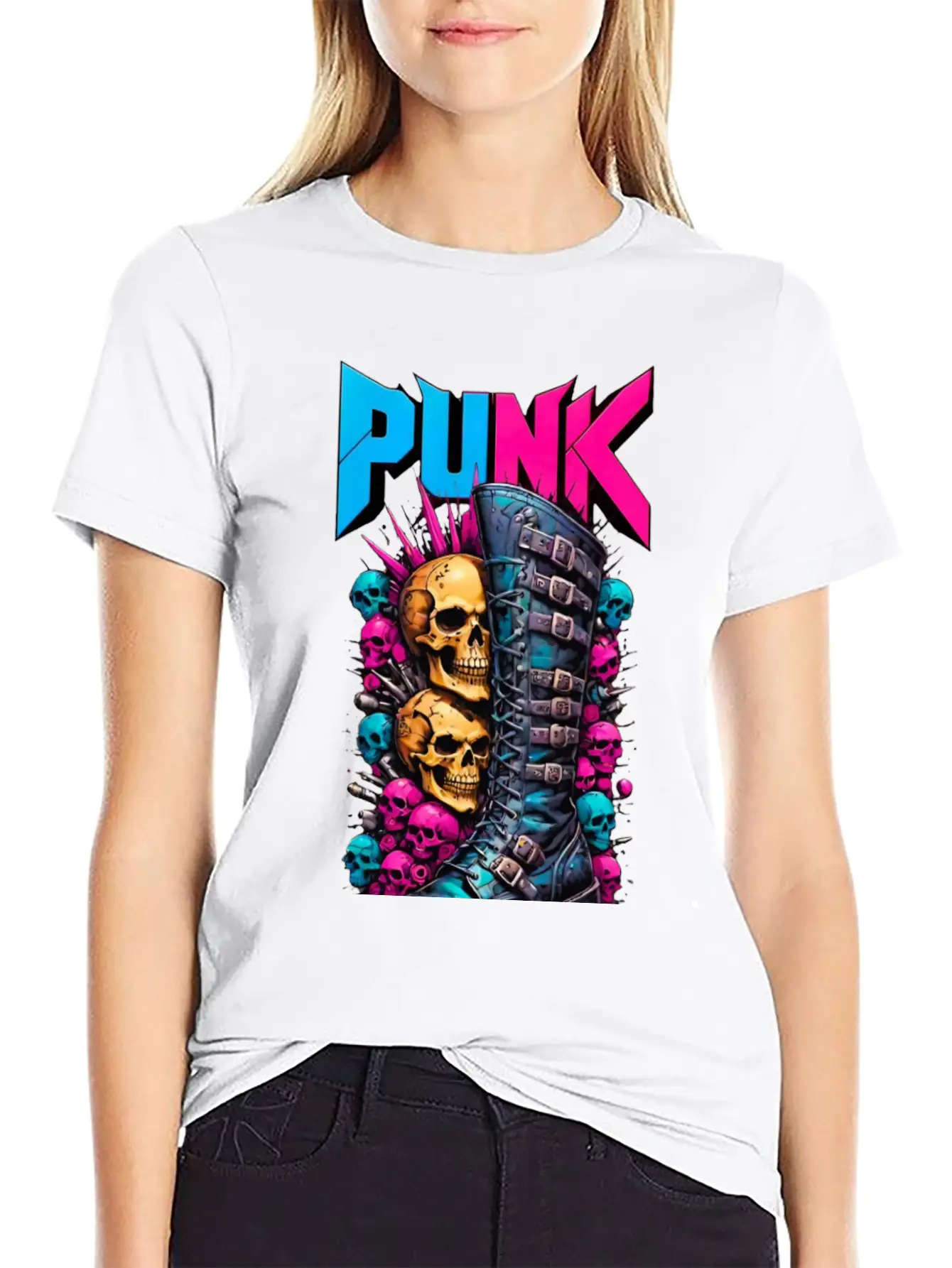 PUNK Modern Fit Casual T-Shirt – Clean And Versatile Design