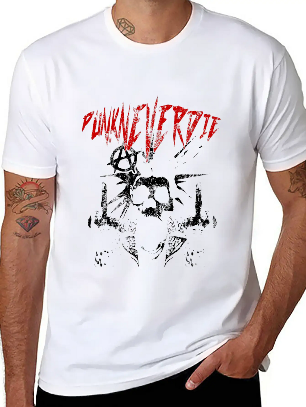 Punk Never Die 2 Classic Cotton Tee – Unisex Comfort For Any Season