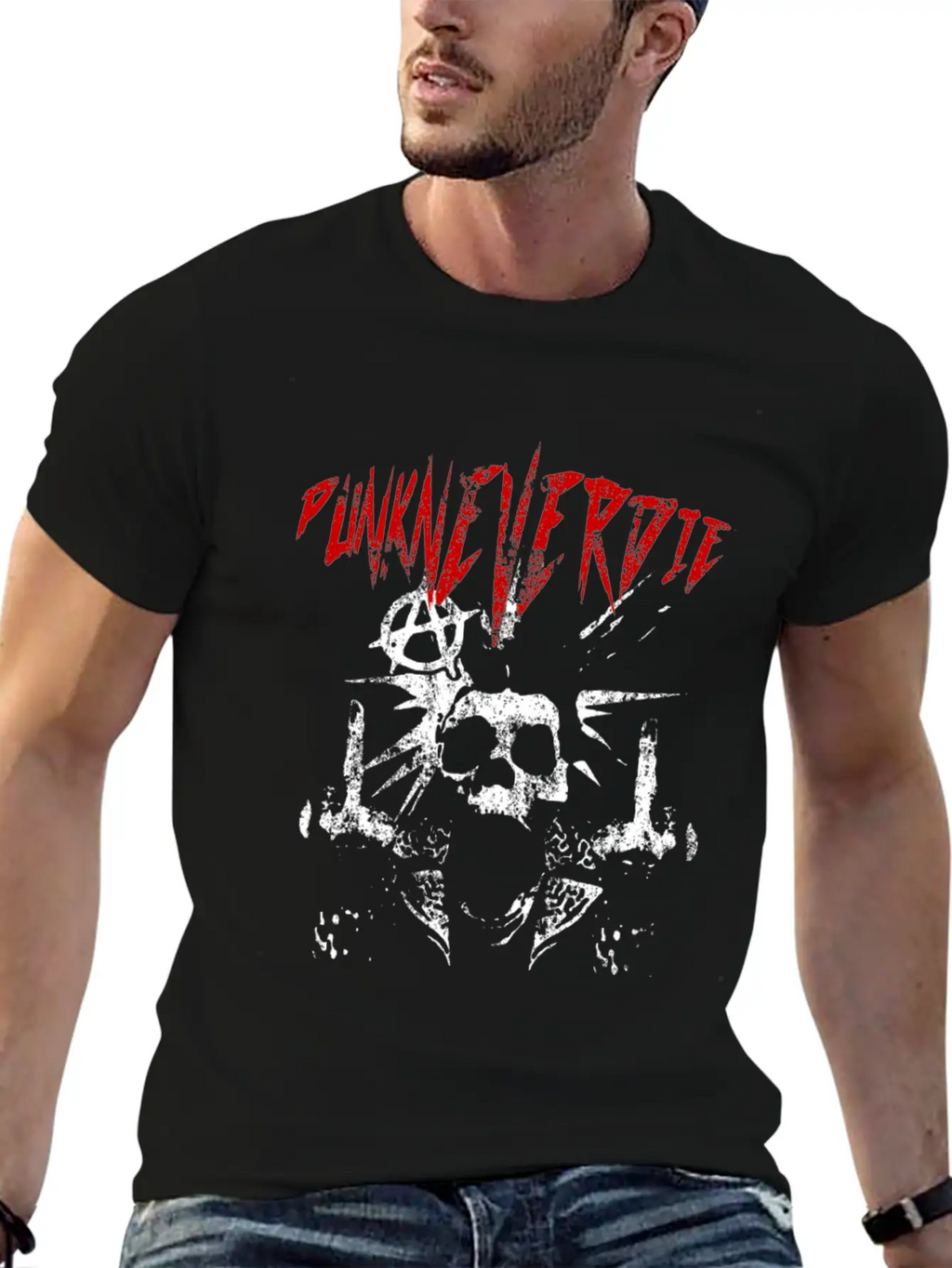 Punk Never Die 2 Classic Cotton Tee – Unisex Comfort For Any Season