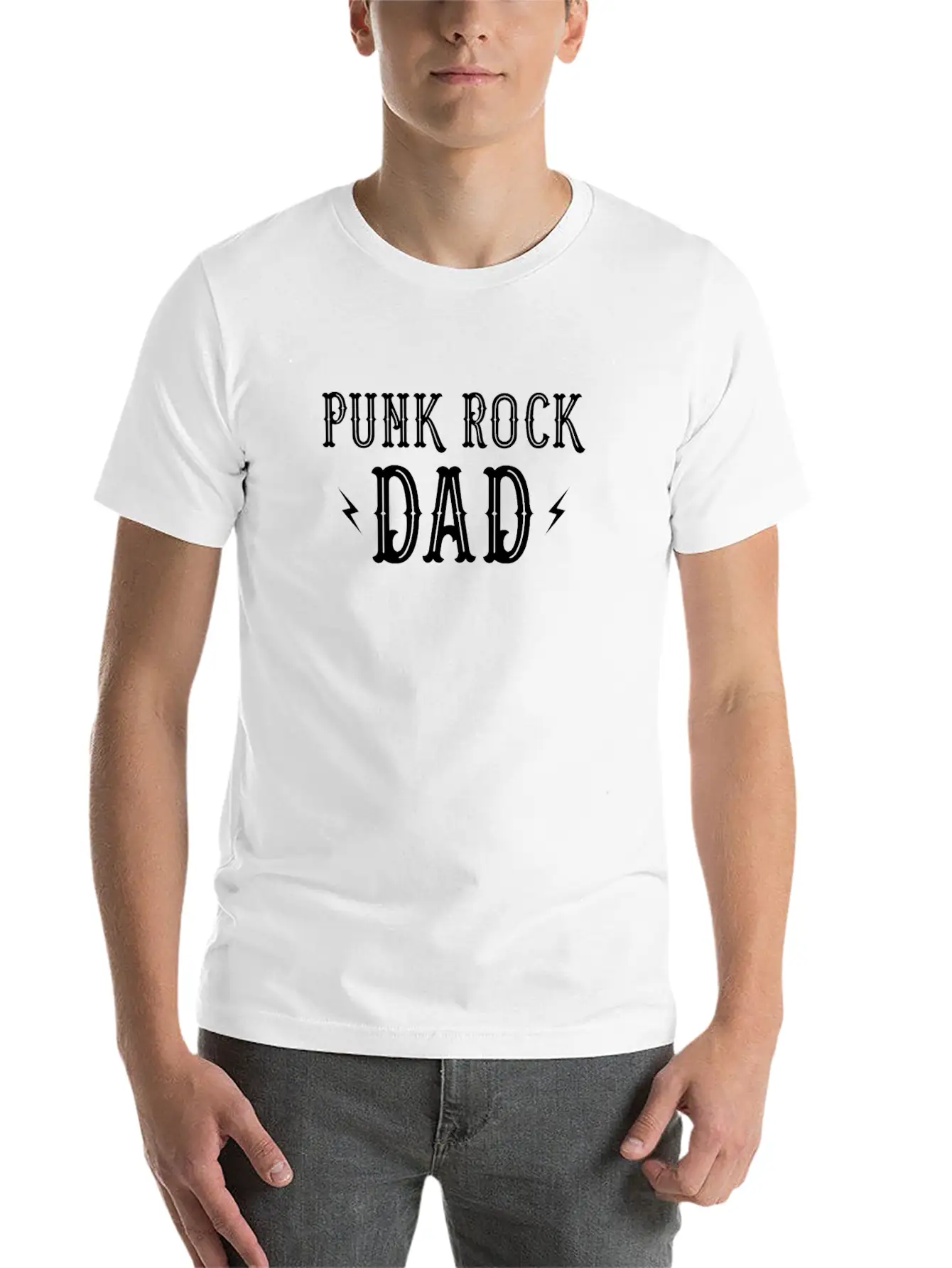 Punk Rock Dad Tattoos Punker Rocker Ska Timeless Short Sleeve Tee – Comfy And Minimalist Design