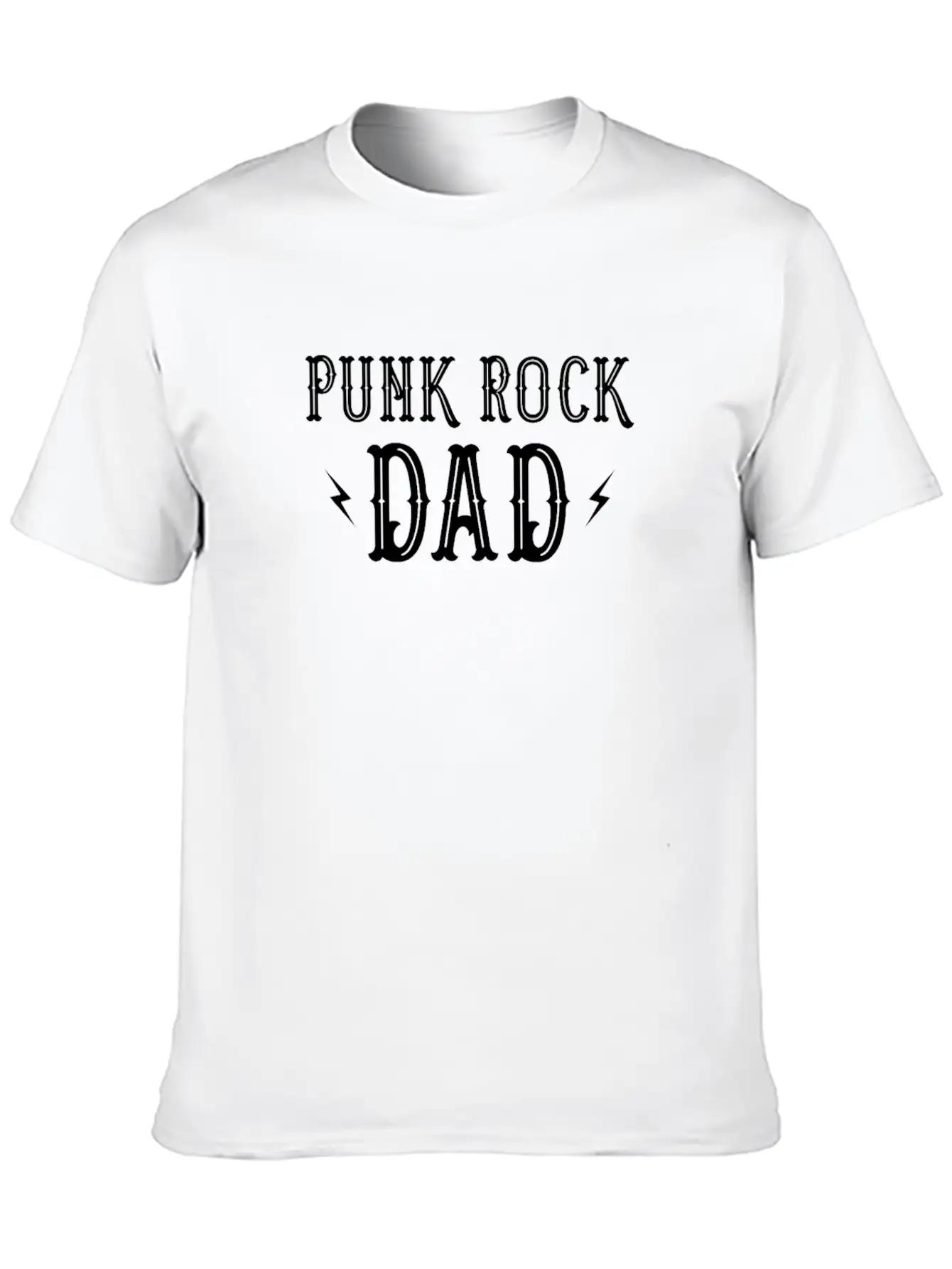 Punk Rock Dad Tattoos Punker Rocker Ska Timeless Short Sleeve Tee – Comfy And Minimalist Design